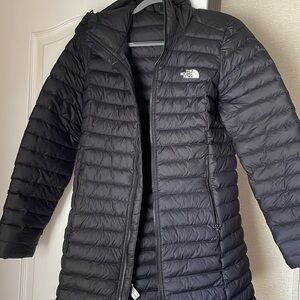 The North Face Black Parka length Jacket